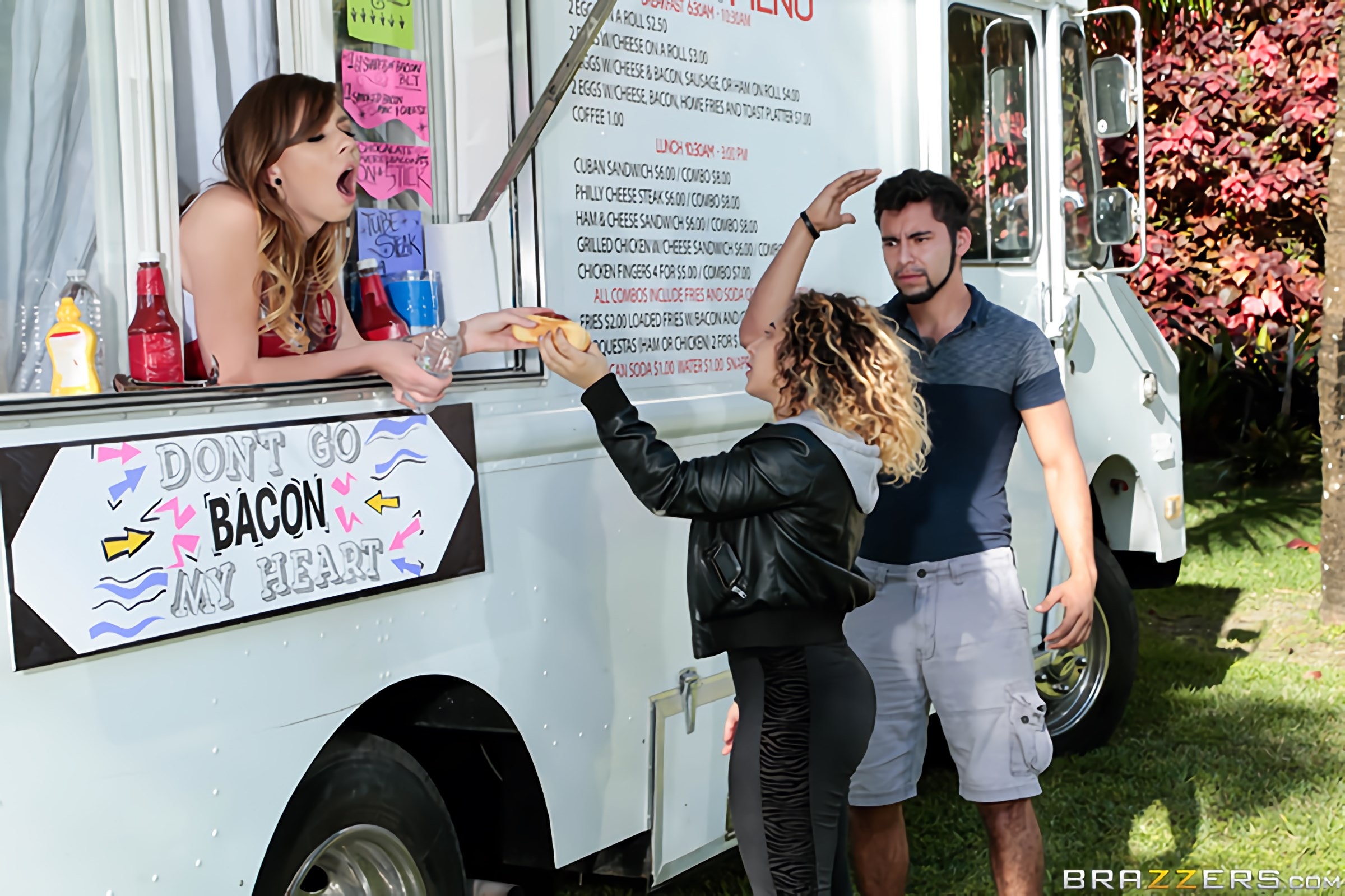 Brazzers 'When The Food Truck Is A Rockin' starring Alex Blake (Photo 1)
