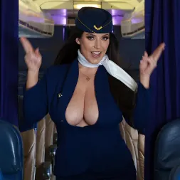 Angela White in 'Brazzers' This Flight Attendant Fucks: Part 2 (Thumbnail 2)
