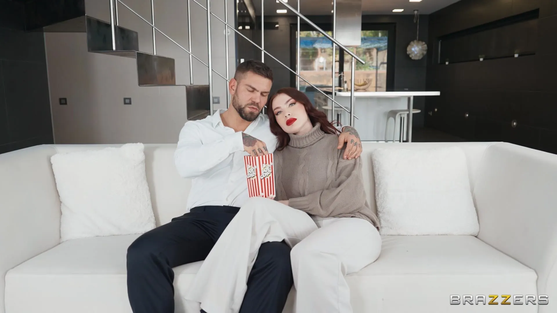 Brazzers 'Cheating With Oily Ass Roommate' starring Amirah Adara (Photo 2)