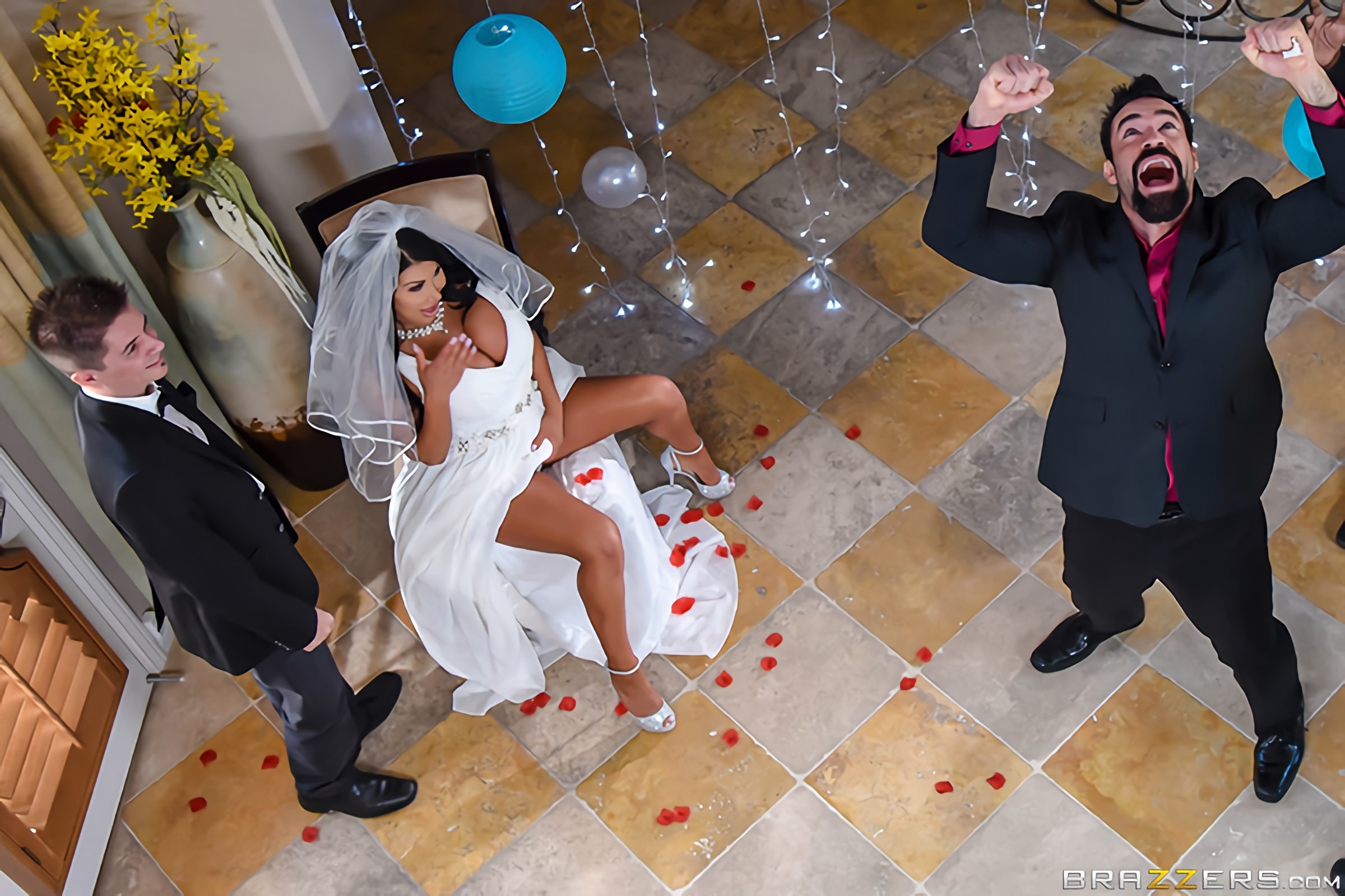 Brazzers 'Catch The Garter Belt, Fuck The Bride' starring August Taylor (Photo 1)