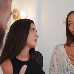 Lia Lin in 'Brazzers' Strip Poker Down The Hall! (Thumbnail 4)