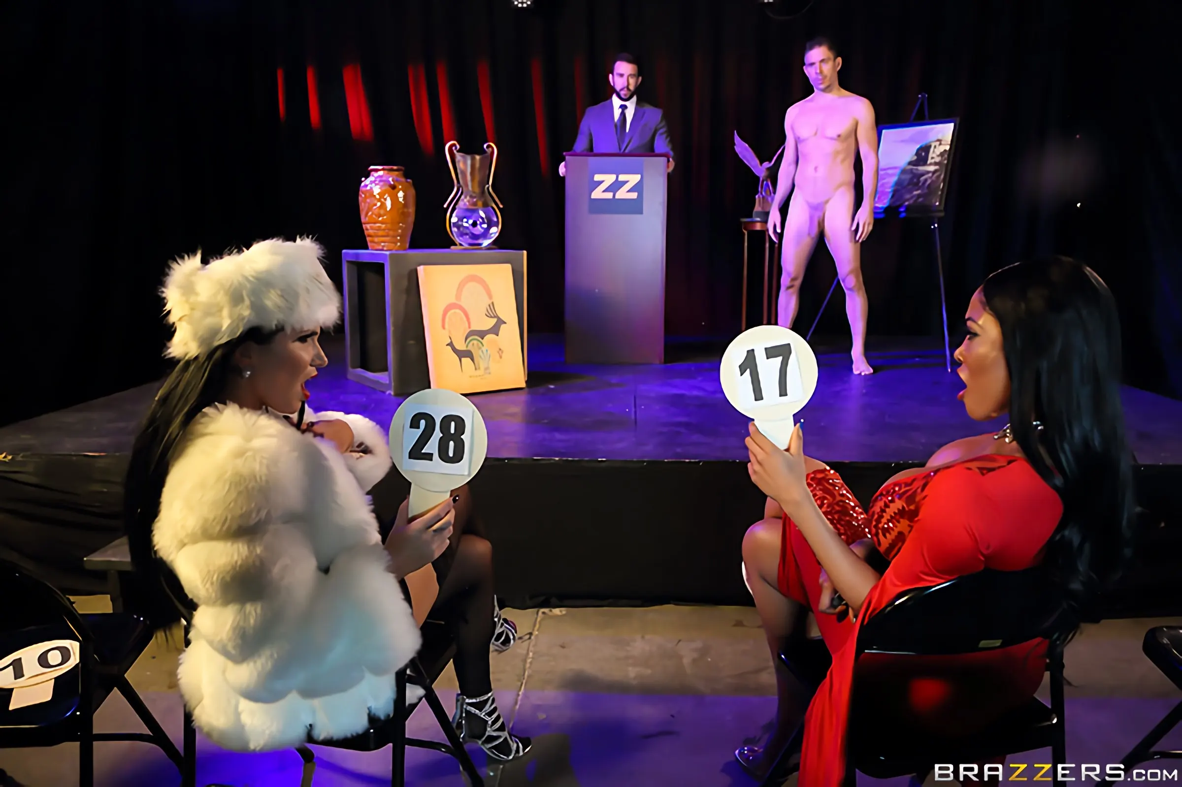 Brazzers '拍賣公雞' 主演 Moriah Mills (照片 1)