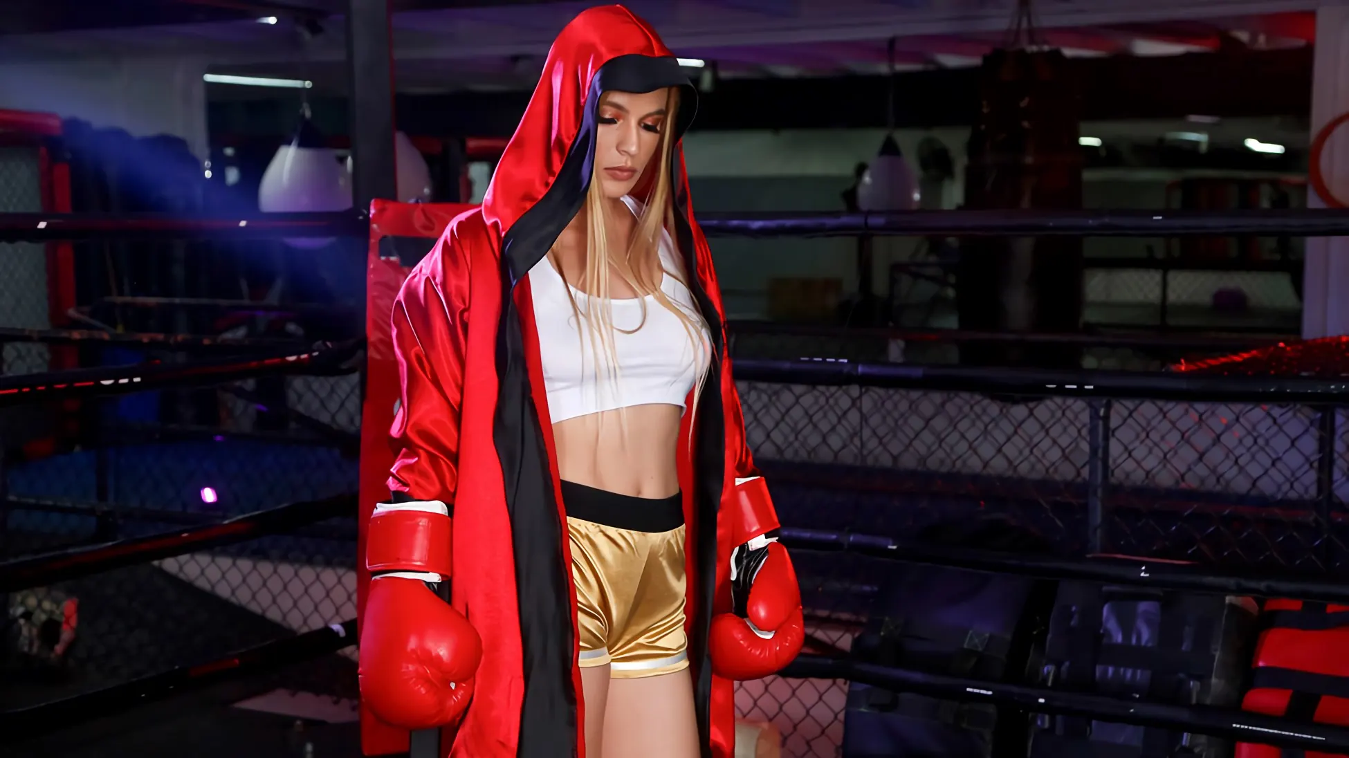 Brazzers 'Boxeo bebe' protagonizando Sloan Harper (foto 6)