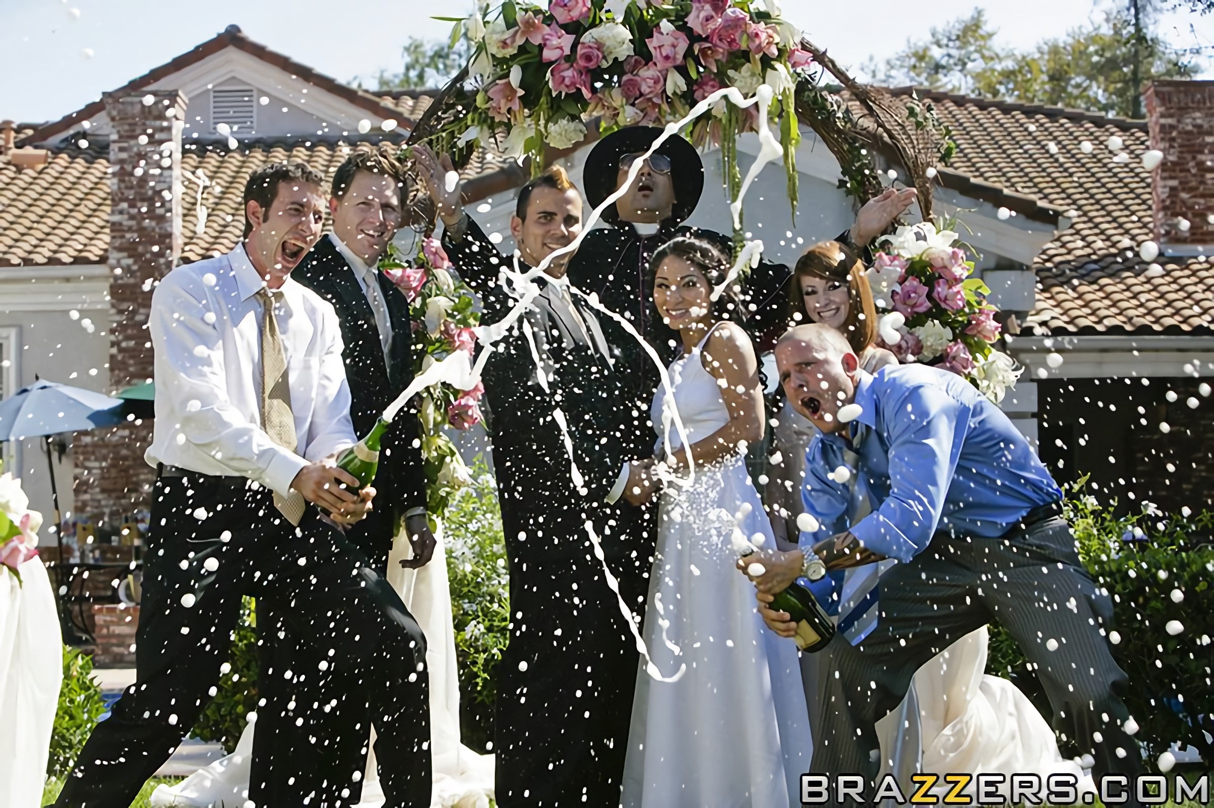 Brazzers 'Свадебные crazzers часть 2' Ролях Nikki Rhodes (Фото 6)