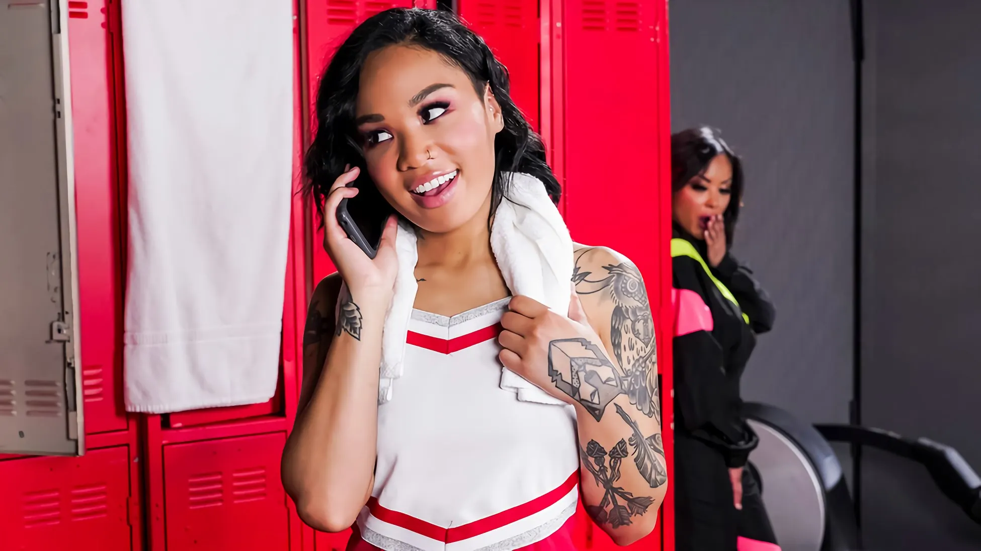 Brazzers 'Fucking The Locker Room Perv' starring Honey Gold (Photo 6)