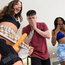 Lacey London in 'Brazzers' Eye On Her Thigh Strap-On (Thumbnail 1)