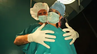 Andy San Dimas in 'Sexy Doctor Takes Advantage Of Male Nurse'