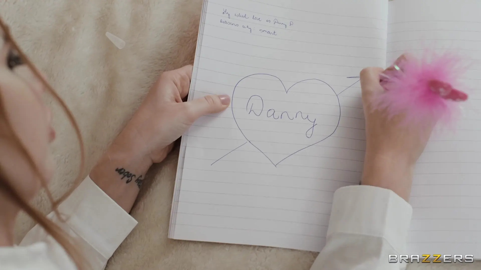 Brazzers 'College Cutie Takes Lewd Notes' starring Kiara Lord (Photo 2)